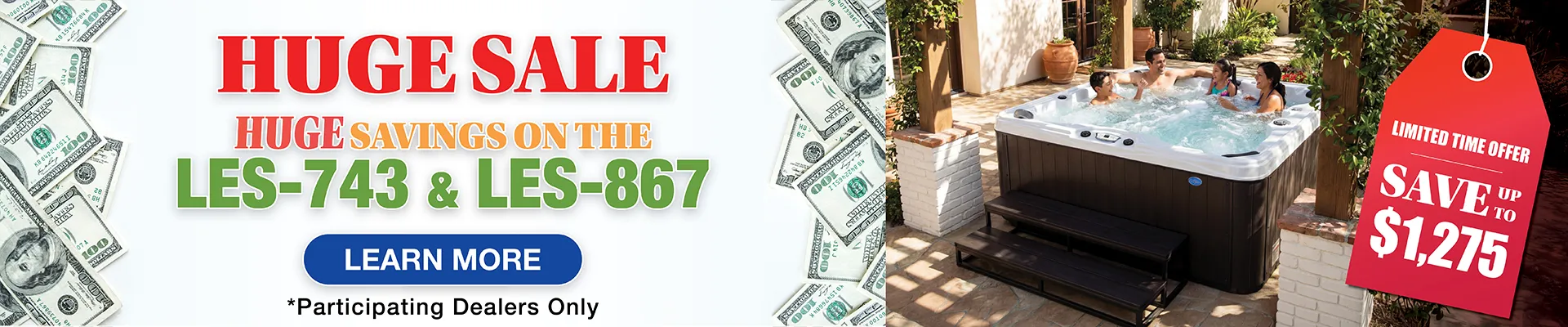 Calspas hot tub being used in a family setting - Georgetown